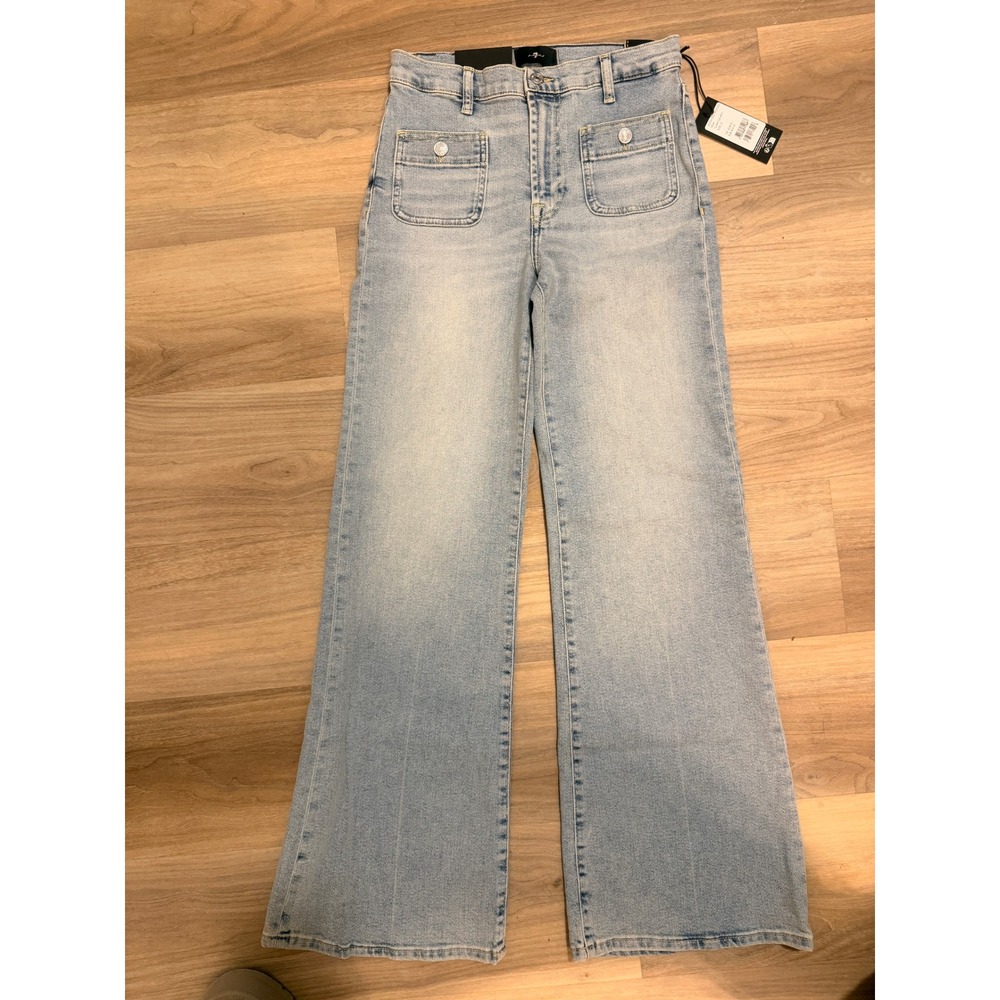 7 For All Mankind Modern Dojo Tailorless Luxe Vintage Jeans Must 27 7U340120-MTT